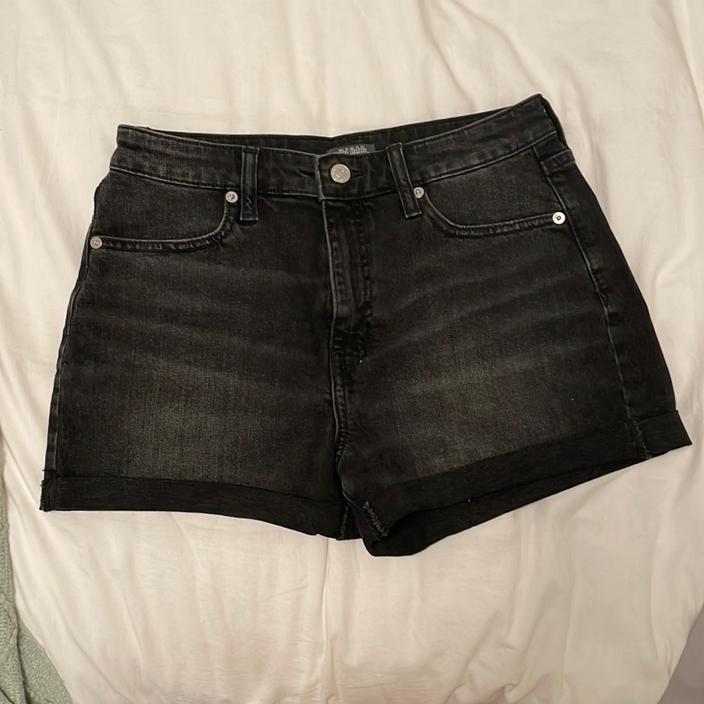 Target wild fable black denim shorts